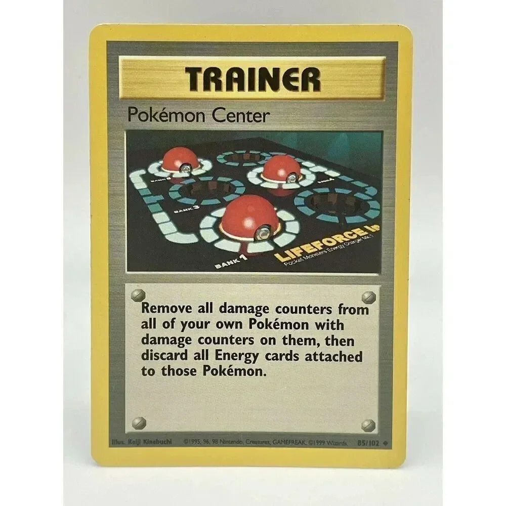 1999 Pokemon Center 85/102 Pokemon Trainer Card Vintage LP/MP